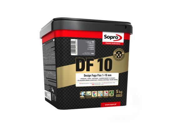 Fuga DF10 1-10 mm antracyt 66 5 kg Sopro