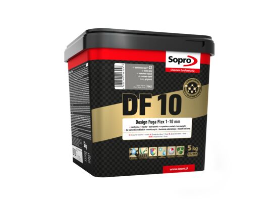 Fuga DF10 1-10 mm kamienno-szary 22 5 kg Sopro