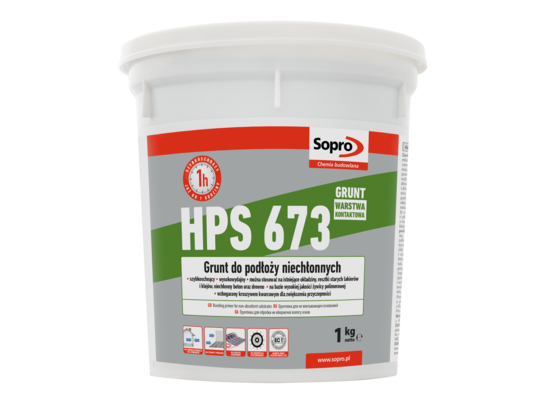 Grunt do podłoży niechłonnych HPS 673 1 kg Sopro