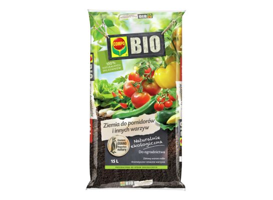 Ziemia BIO do pomidorów i innych warzyw 15 l COMPO BIO