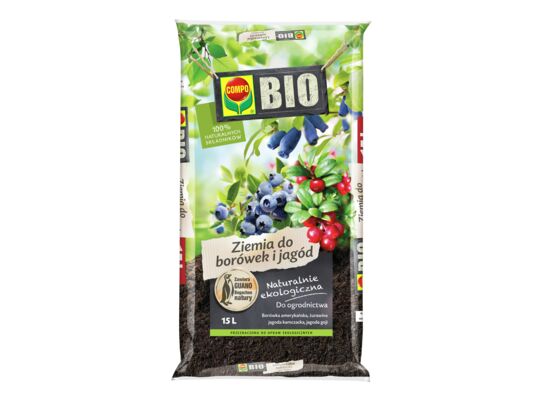 Ziemia BIO do borówek i jagód 15 l COMPO BIO