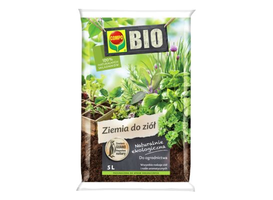 Ziemia BIO do ziół 5 l COMPO BIO