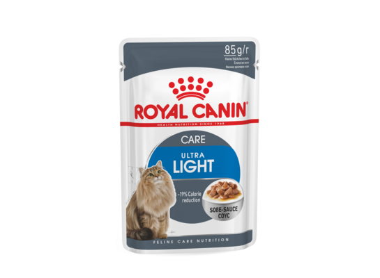 Karma dla kotów ULTRA LIGHT GRAVY 85 g ROYAL CANIN