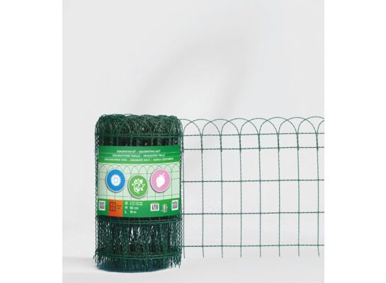 Siatka ogrodzeniowa pleciona LUXURSUS PVC 6005 0,4 x 10 m