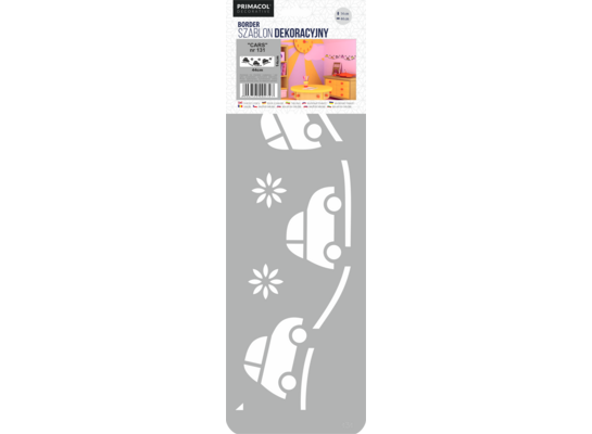 Szablon dekoracyjny border nr 131 Cars Primacol Decorative