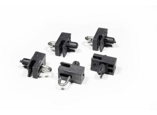 Przelotka do siatki antracyt 9 szt.