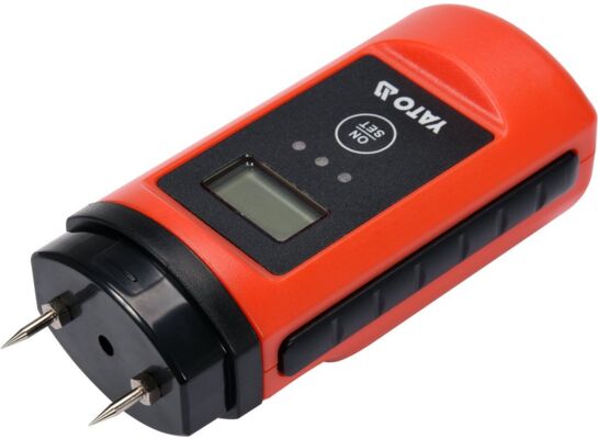 Wilgotnościomierz do drewna i materiałów budowlanych YATO