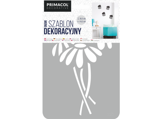 Szablon dekoracyjny MINI nr 228 Flowi Primacol Decorative
