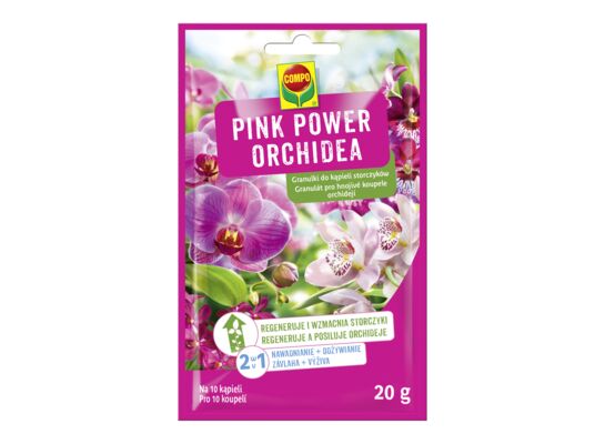 Granulki do kąpieli storczyków Pink Power Orchidea 20 g COMPO