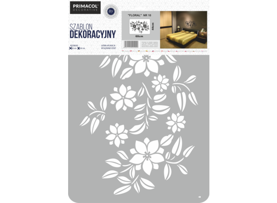 Szablon dekoracyjny XXL nr 10 Floral Primacol Decorative