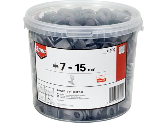 Klipsy do glazury 400 szt. Spec