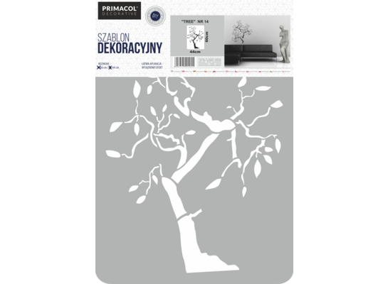 Szablon dekoracyjny XXL nr 14 Tree Primacol Decorative