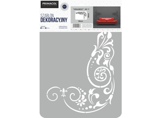 Szablon dekoracyjny XXL nr 17 Ornament Primacol Decorative