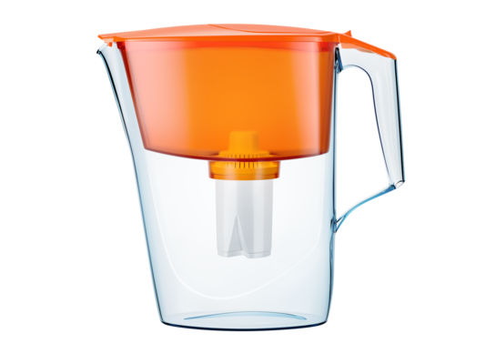 Dzbanek filtrujący Standard 2,5 l z wkładem B100-15 Standard pomarańczowy Aquaphor