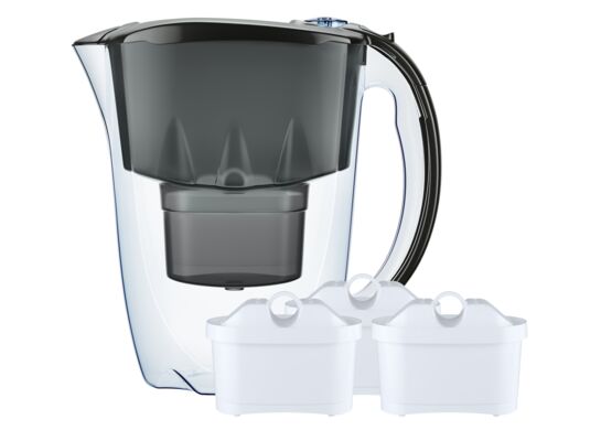 Dzbanek filtrujący Amethyst 2,8 l z 3 wkładami B100-25 Maxfor czarny Aquaphor