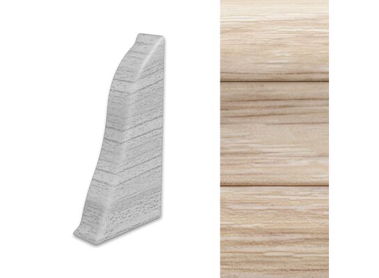Zakończenie lewe do listwy LM55 dąb piaskowy Arbiton