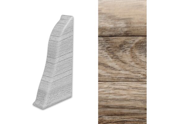 Zakończenie lewe do listwy LM55 (2 sztuki) dąb almelo Arbiton