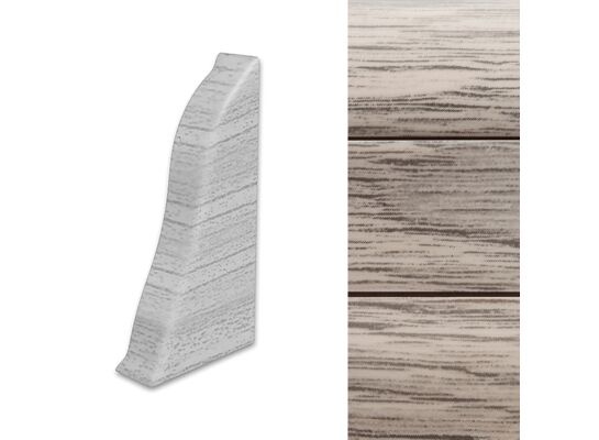 Zakończenie lewe do listwy LM55 (2 sztuki) dąb sardinia Arbiton