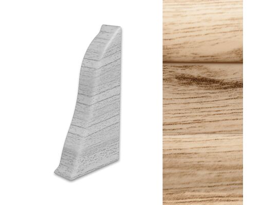 Zakończenie lewe do listwy LM55 dąb postarzany Arbiton
