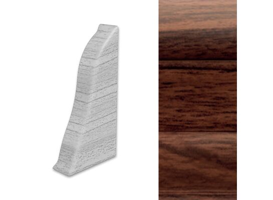 Zakończenie lewe do listwy LM55 (2 sztuki) orzech jupiter Arbiton