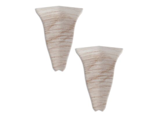 Narożnik wewnętrzny do listwy LM55 (2 sztuki) akacja szara Arbiton