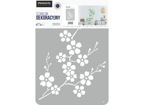 Szablon XXL nr 92 "Sacura" Primacol Decorative Decorative