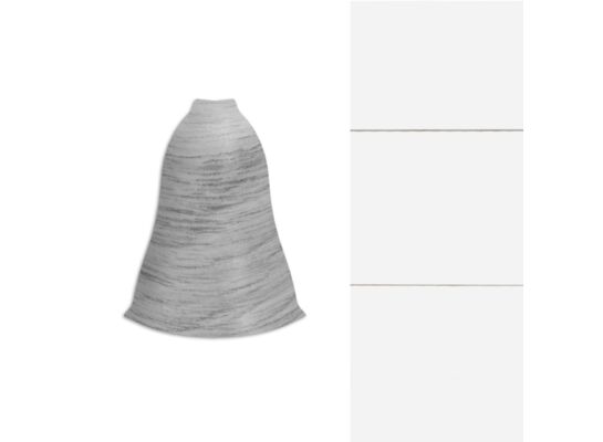 Narożnik zewnętrzny do listwy LM55 (2 sztuki) biały mat Arbiton