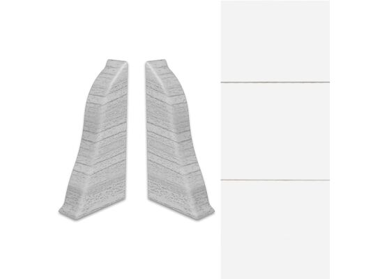 Zakończenie lewe i prawe do listwy LM55 biały mat Arbiton