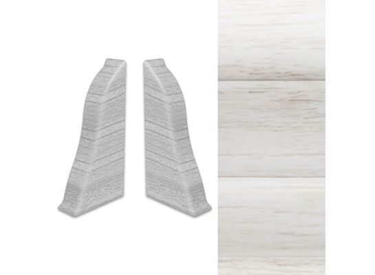 Zakończenie lewe i prawe do listwy LM55 dąb aspen Arbiton