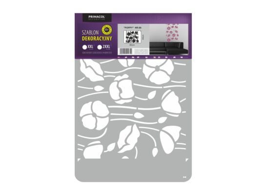 Szablon dekoracyjny XXL nr 66 Poppy Primacol