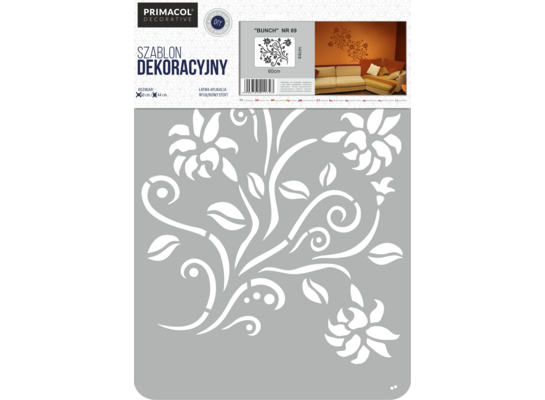 Szablon dekoracyjny XXL nr 69 Bunch Primacol Decorative