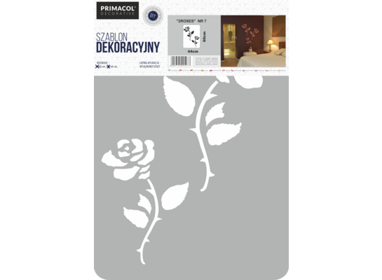 Szablon dekoracyjny XXL nr 7 2roses Primacol Decorative