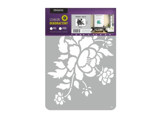 Szablon dekoracyjny XXL nr 70 Peony Primacol