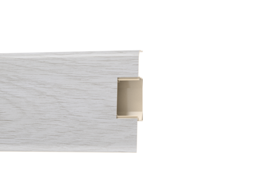 Listwa przypodłogowa LARS 70 mm śnieżny jesion Arbiton
