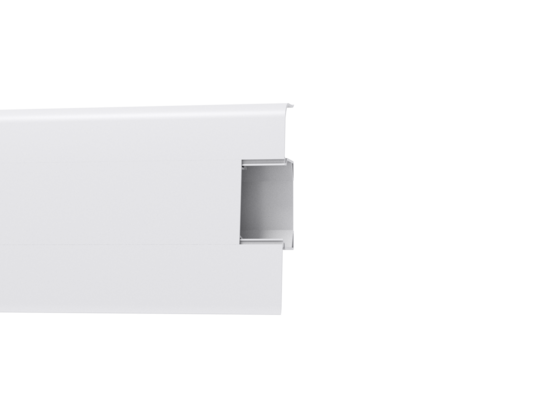 Listwa przypodłogowa LARS 70 mm biały matowy Arbiton