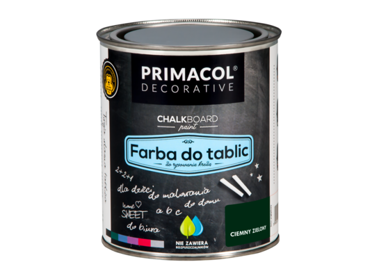 Farba do tablic zielona  0,75 l Primacol Decorative