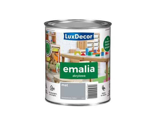 Emalia Luxdecor Listopadowe Niebo 0,75 l akrylowa MAT