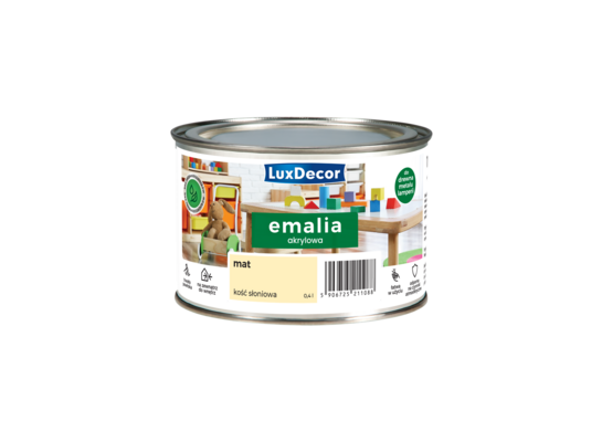 Emalia luxdecor Kość Słoniowa 0,4 l akrylowa MAT