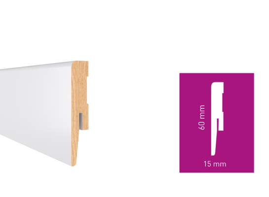 Listwa przypodłogowa PAINT IT (MP0602) biała Arbiton