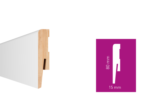 Listwa przypodłogowa PAINT IT (MP0801) biała Arbiton