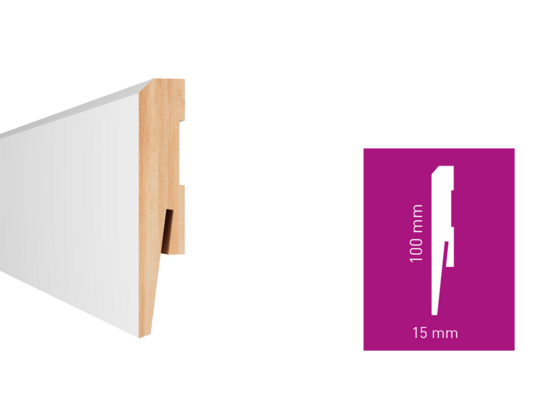 Listwa przypodłogowa PAINT IT (MP1001) biała Arbiton