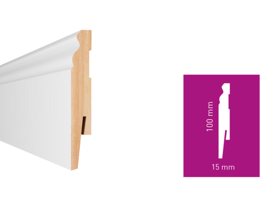 Listwa przypodłogowa PAINT IT (MP1003) biała Arbiton