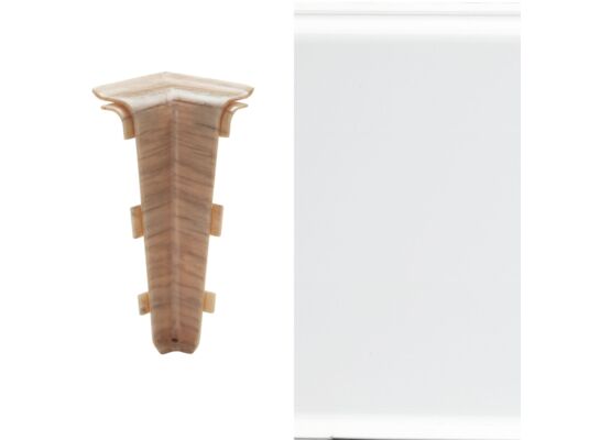 Narożnik wewnętrzny do listwy INDO (1 sztuka) biały połysk Arbiton