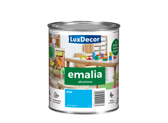 Emalia Luxdecor Wielki Błękit 0,75 l akrylowa MAT