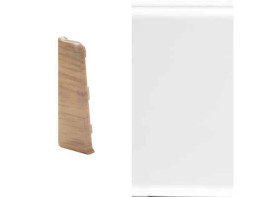 Zakończenie lewe do listwy INDO (1 sztuka) biały połysk Arbiton