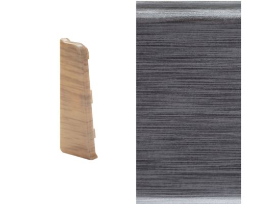 Zakończenie lewe do listwy INDO (1 sztuka) aluminium Arbiton