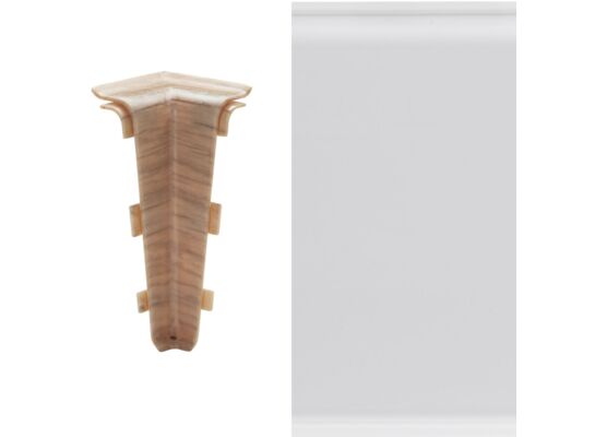 Narożnik wewnętrzny do listwy INDO biały mat Arbiton