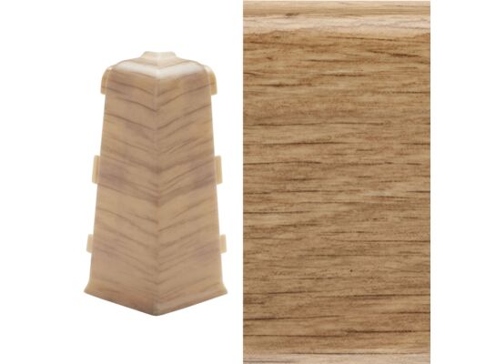 Narożnik zewnętrzny do listwy INDO dąb bourbon Arbiton