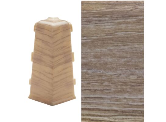 Narożnik zewnętrzny do listwy INDO dąb satynowy Arbiton