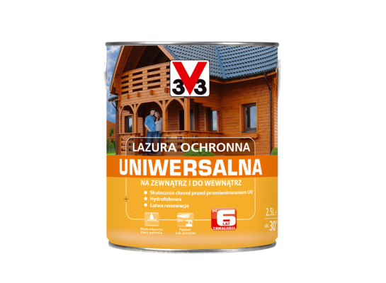 Lazura ochronna uniwersalna Heban 2,5 l V33
